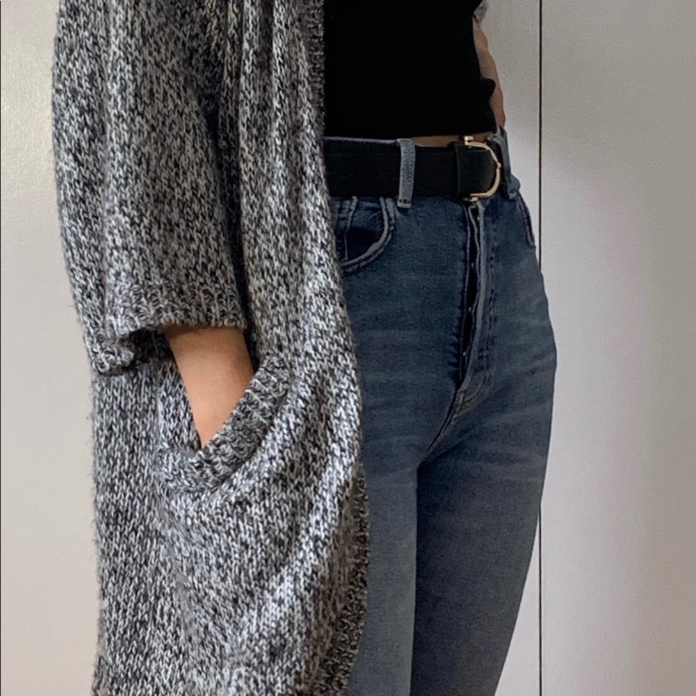 H&M: Speckled Gray Cardigan